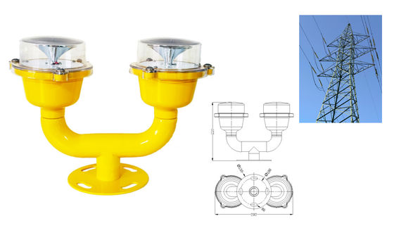 Dual LED Type B Aircraft Obstruction Light With Impact Resistance