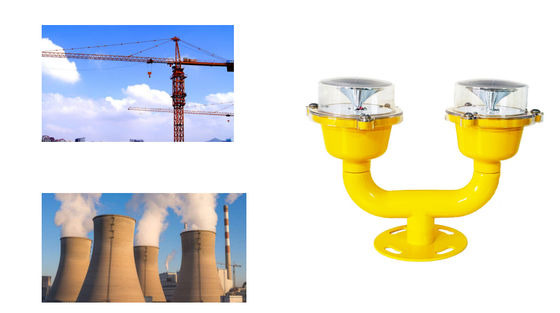 Đèn cảnh báo máy bay IP65 sáng định hướng cho tháp đôi đầu